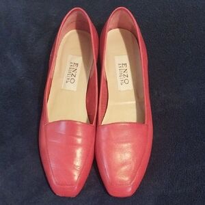 Enzo Angiolini Women's Vibrant Red Flats